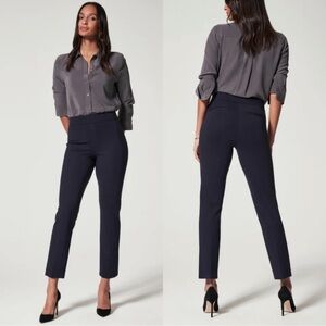 SPANX BLACK THE PERFECT PANT SLIM STRAIGHT SIZE‎ XLARGE